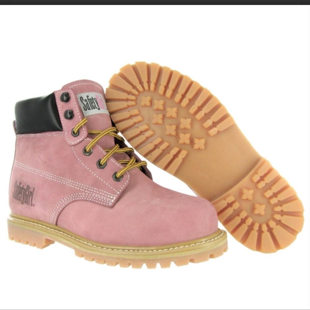 The Safety Girl Steel Toe Work Boots -